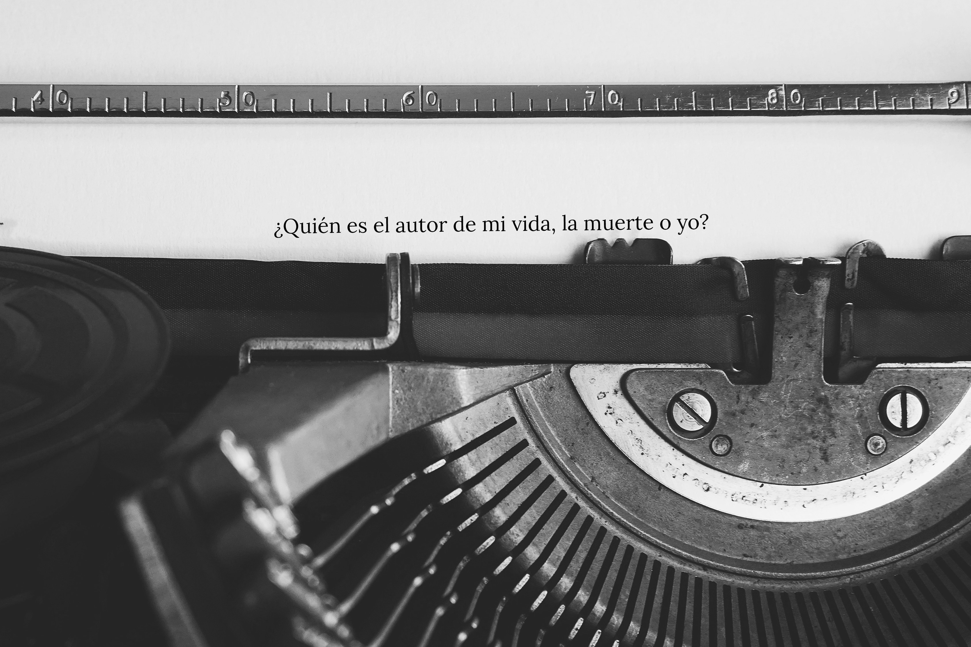 ¿Quién es el autor, la muerte o yo?